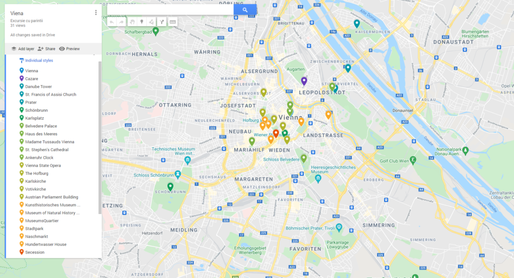 Vienna - My Maps